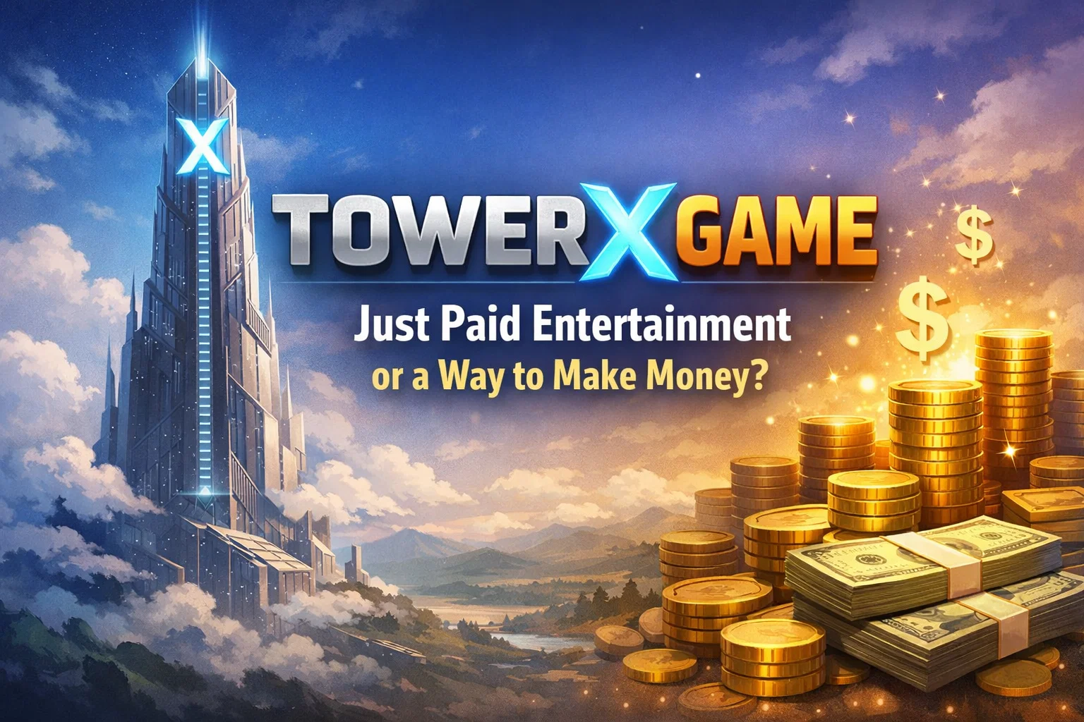 Tower X Game: Just Paid Entertainment or a Way to Make Money