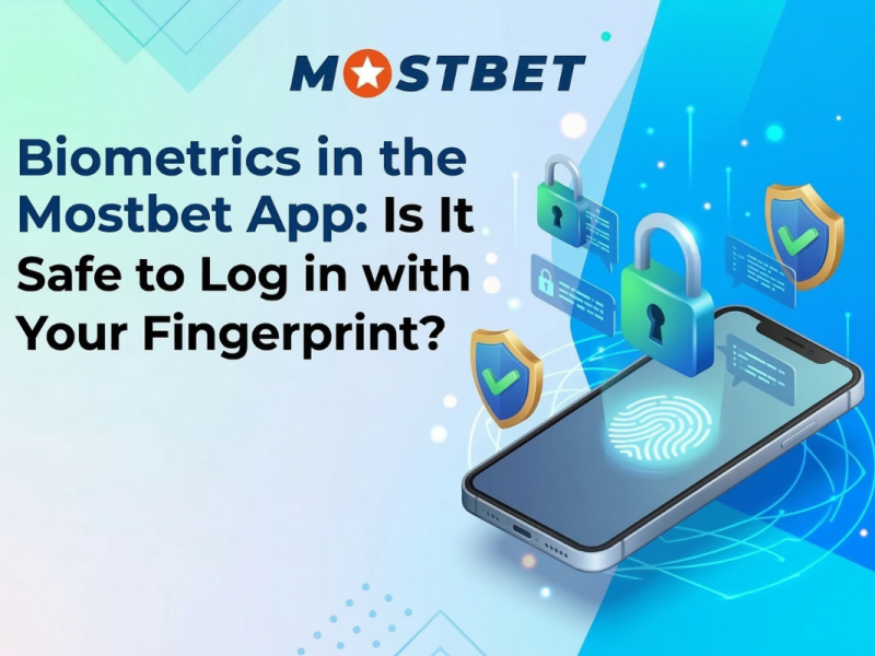 Biometrics in the Mostbet App
