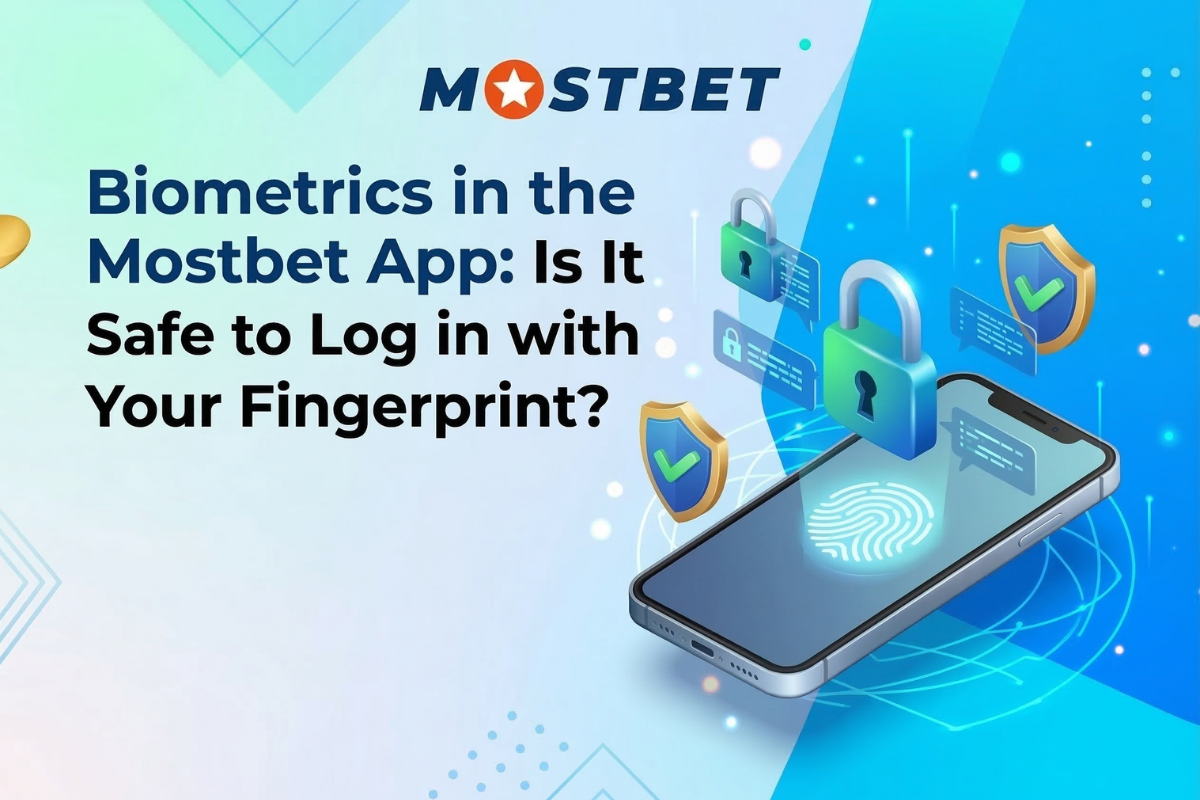 Biometrics in the Mostbet App